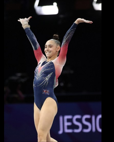 Jessica Gadirova Bronze in the world championship gymnastics