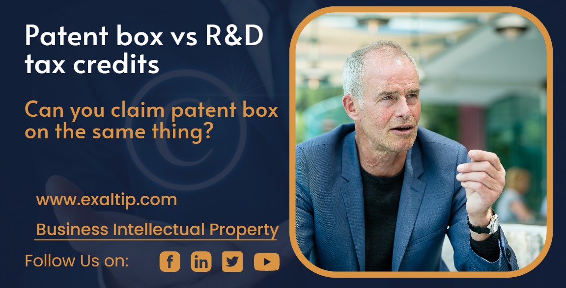 Patent box vs R&D tax credits can you same patent box on the same thing?