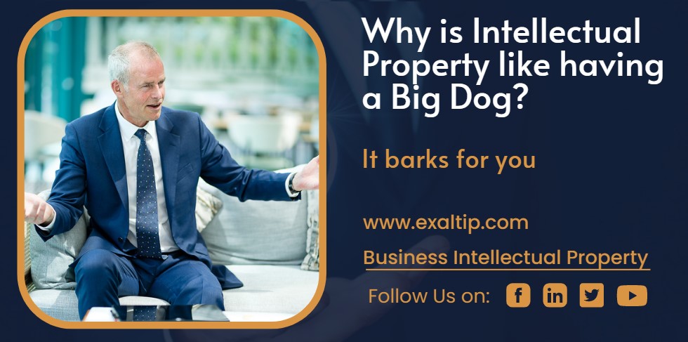 Why is Intellectual Property like having a Big Dog? it barks for you