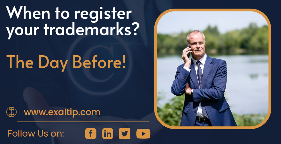 When to Register Trademarks?

#BusinessIntellectualProperty #LinkedIn #trademark #secrecybeforelaunch  #brand #thedaybefore
