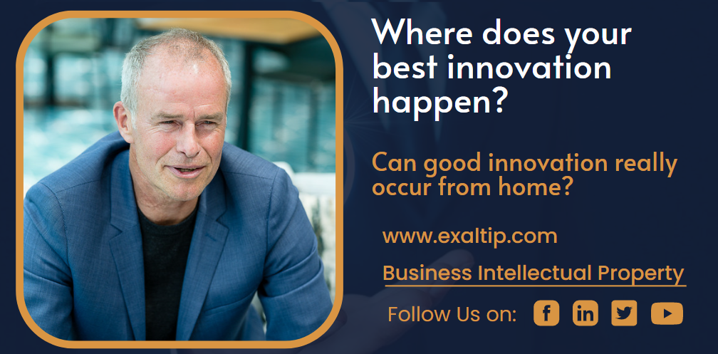 Where does your best innovation happen?

Can good innovation really occur from home?
#BusinessIntellectualProperty #LinkedIn #innovation #creativity #inventionharvesting #inventions

