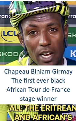 First Ever Black African Tour de France Stage Winner