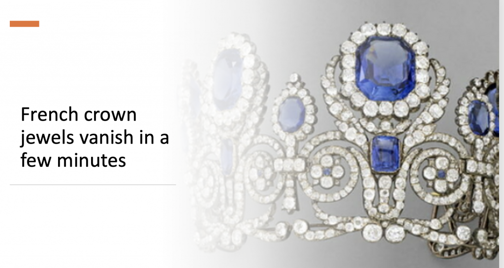 trade secrets 
louvre
brown jewels
theft 